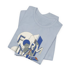 Form Follows Function Graphic Tee — Architectural Geometric Typography T-Shirt