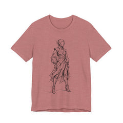 Geometric Warrior Sketch Tee