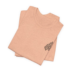 Geometric Arrowhead Tee — Minimalist Tribal-Inspired Graphic T-Shirt