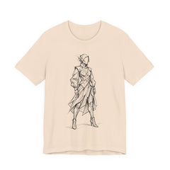 Geometric Warrior Sketch Tee