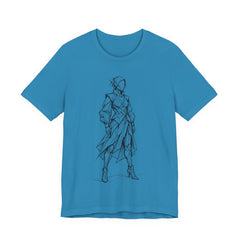 Geometric Warrior Sketch Tee