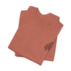 Geometric Arrowhead Tee — Minimalist Tribal-Inspired Graphic T-Shirt