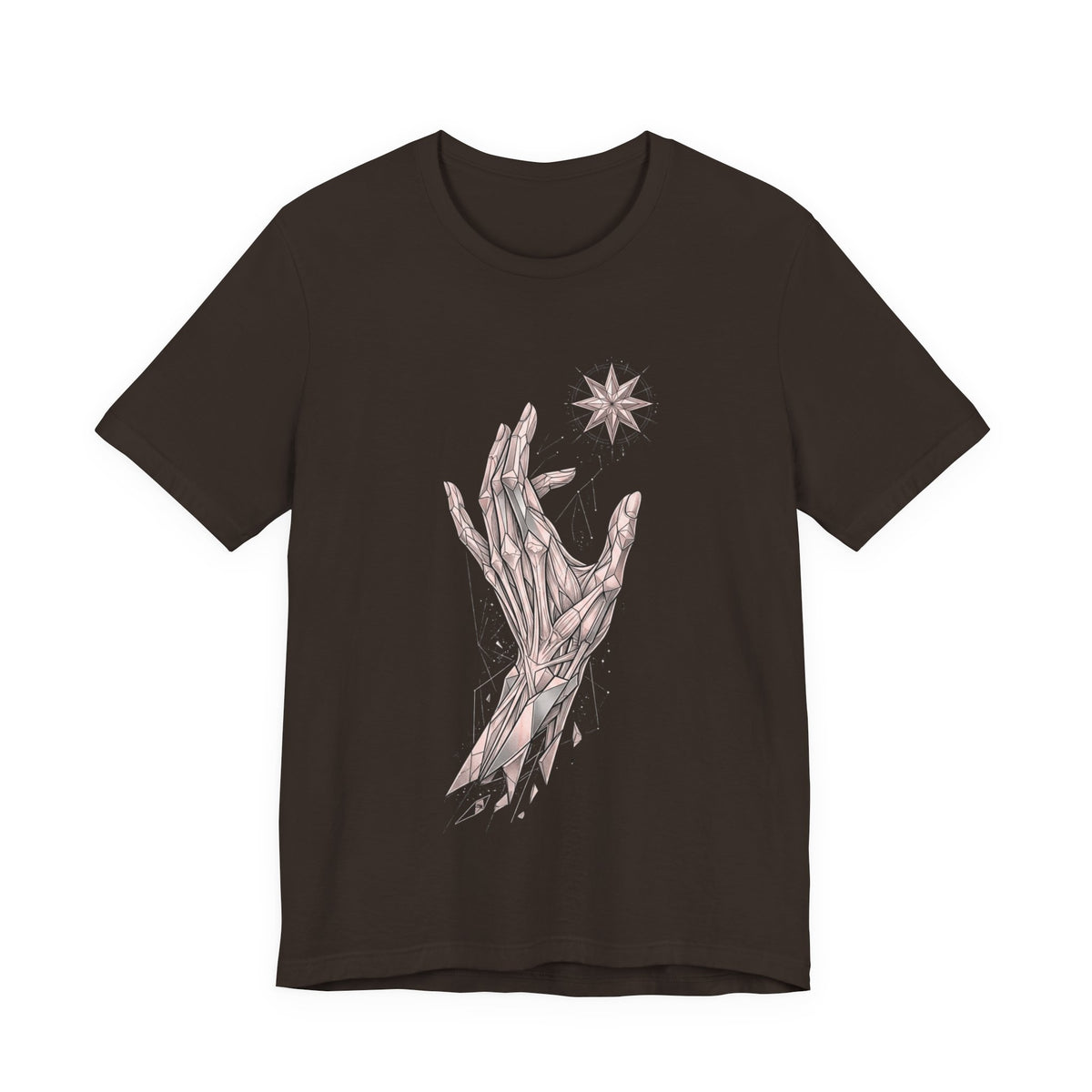 Mystic Hands Tee — Celestial Star Illustration T-Shirt