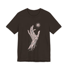 Mystic Hands Tee — Celestial Star Illustration T-Shirt