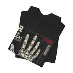 Kikai Robotic Hand Tee — Cyberpunk Mechanical Anatomy Graphic T-Shirt