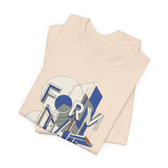 Form Follows Function Graphic Tee — Architectural Geometric Typography T-Shirt