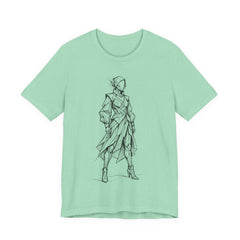 Geometric Warrior Sketch Tee