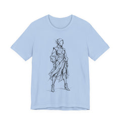 Geometric Warrior Sketch Tee