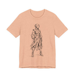 Geometric Warrior Sketch Tee