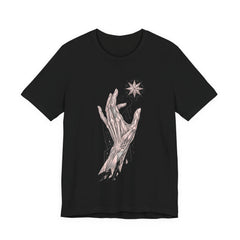Mystic Hands Tee — Celestial Star Illustration T-Shirt