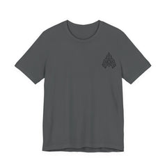 Geometric Arrowhead Tee — Minimalist Tribal-Inspired Graphic T-Shirt