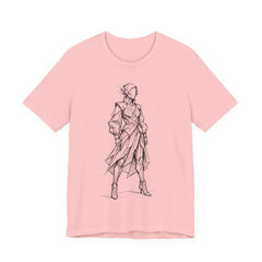 Geometric Warrior Sketch Tee