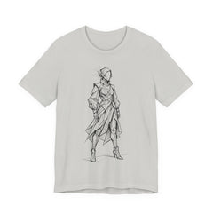 Geometric Warrior Sketch Tee