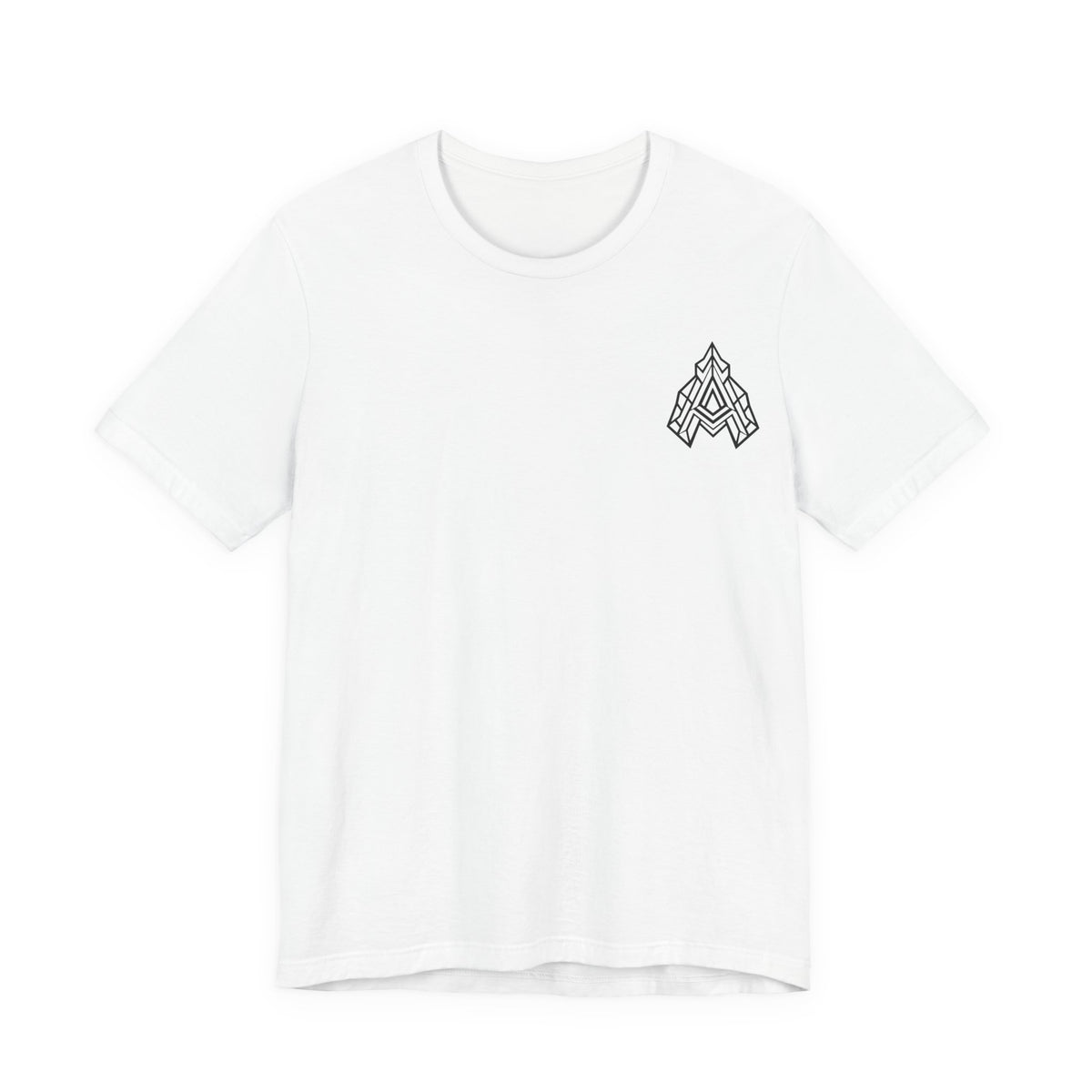 Geometric Arrowhead Tee — Minimalist Tribal-Inspired Graphic T-Shirt