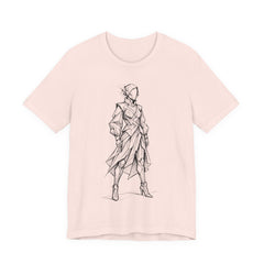 Geometric Warrior Sketch Tee