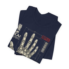 Kikai Robotic Hand Tee — Cyberpunk Mechanical Anatomy Graphic T-Shirt