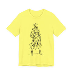 Geometric Warrior Sketch Tee