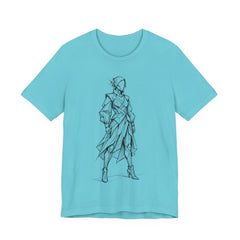 Geometric Warrior Sketch Tee