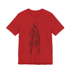 Geometric Warrior Sketch Tee